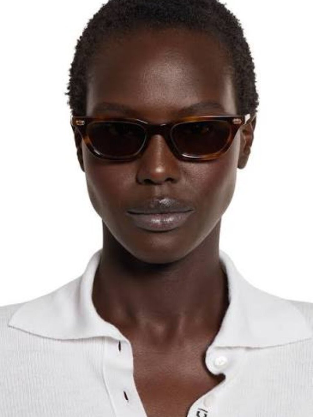 Gucci GG1944S 006 Rectangle Sunglasses - Havana / Brown - Picture 2 of 11